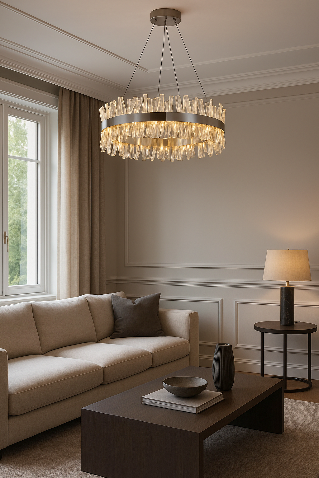 MONTE CARLO 60CM SILVER KROM