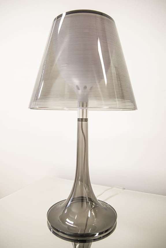 TOKYO TRANSPARENT BORDSLAMPA I MODERN STIL HÖJD 44 CM