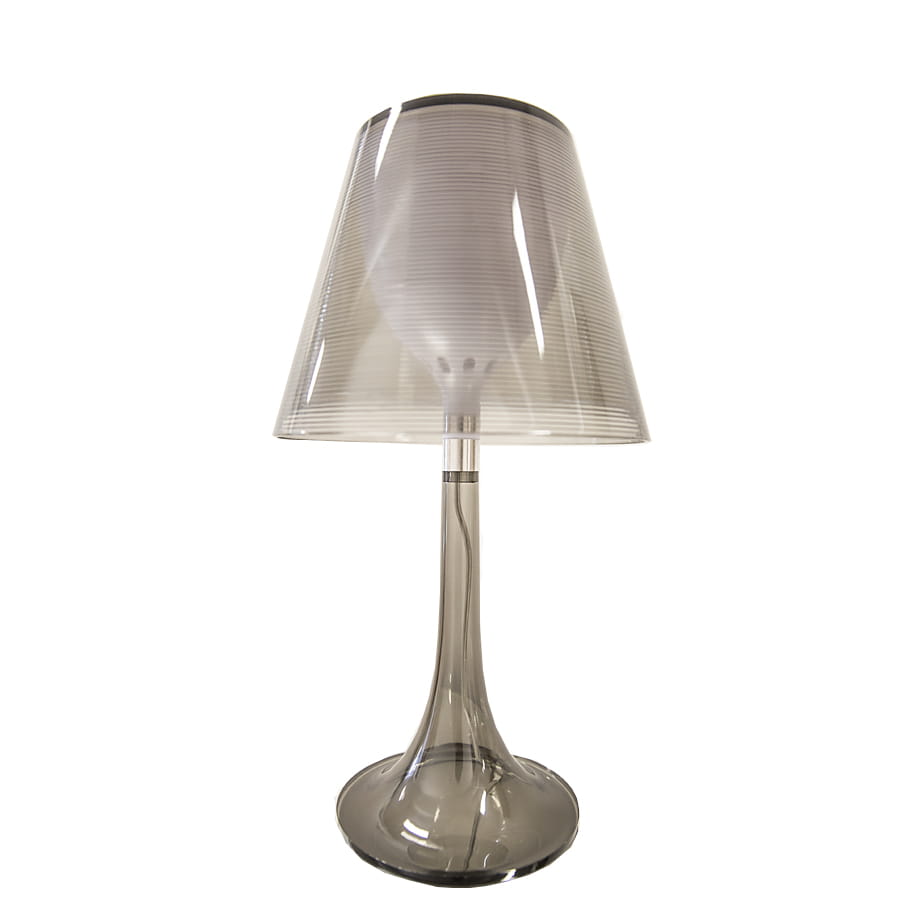 TOKYO TRANSPARENT BORDSLAMPA I MODERN STIL HÖJD 44 CM