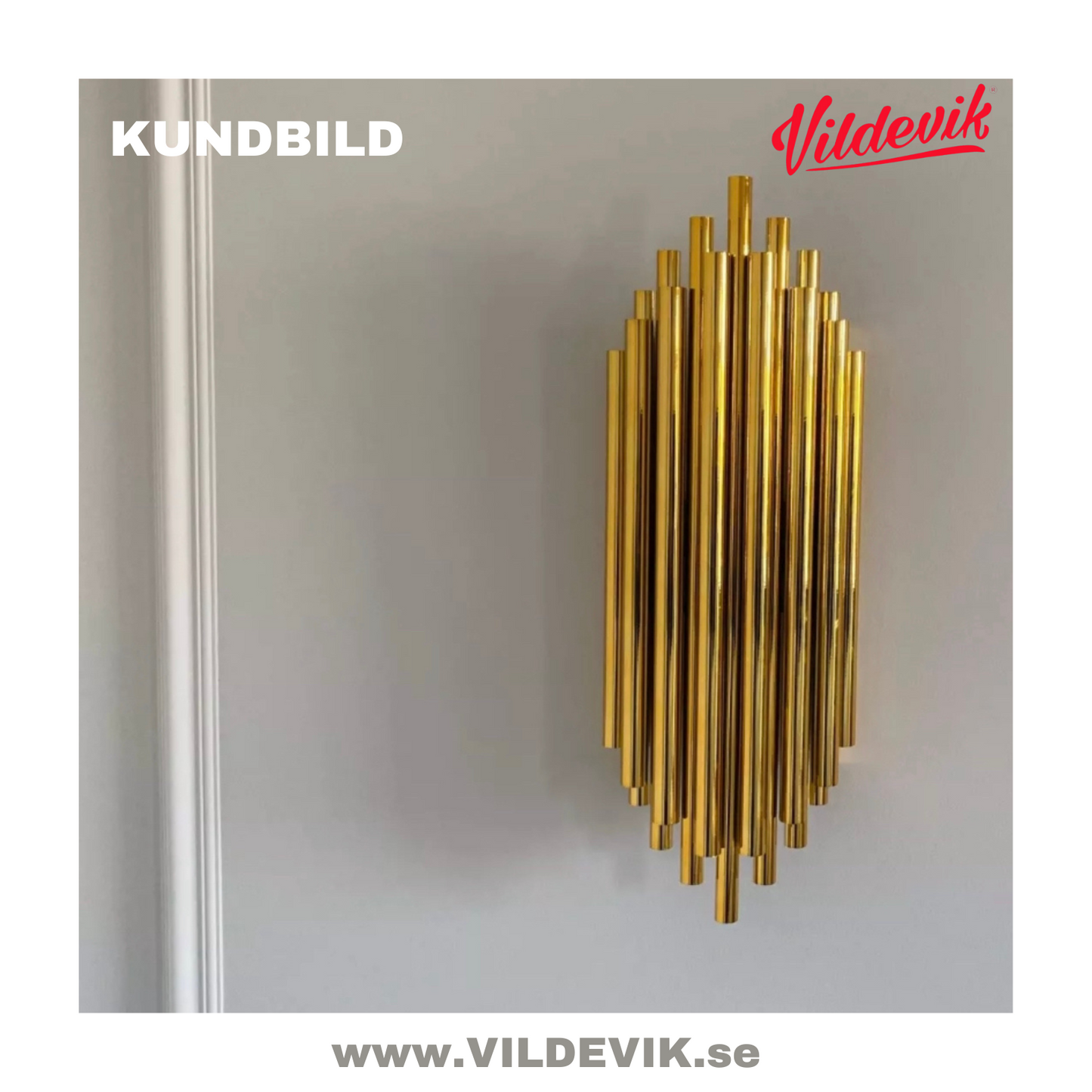 VÄGGLAMPA MUNSPEL