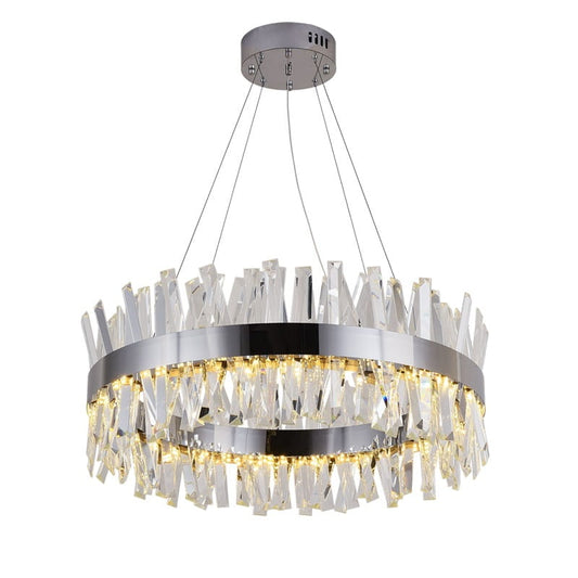 MONTE CARLO 60CM Silver krom Pendellampa