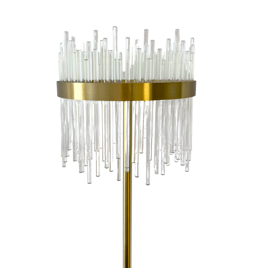 ROYAL CRYSTAL GULD GOLVLAMPA