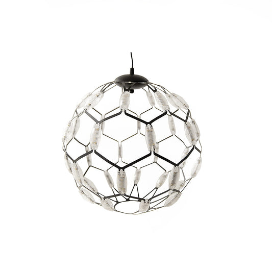 ZIG ZAG Pendellampa 40CM SVART