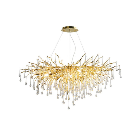 AQUA DROPS GULD Pendellampa 60CM
