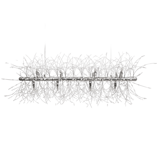 STARDUST Silver krom Pendellampa 90CM
