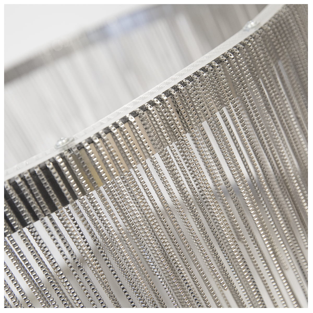 FONTANNA Silver krom Pendellampa 80+60CM