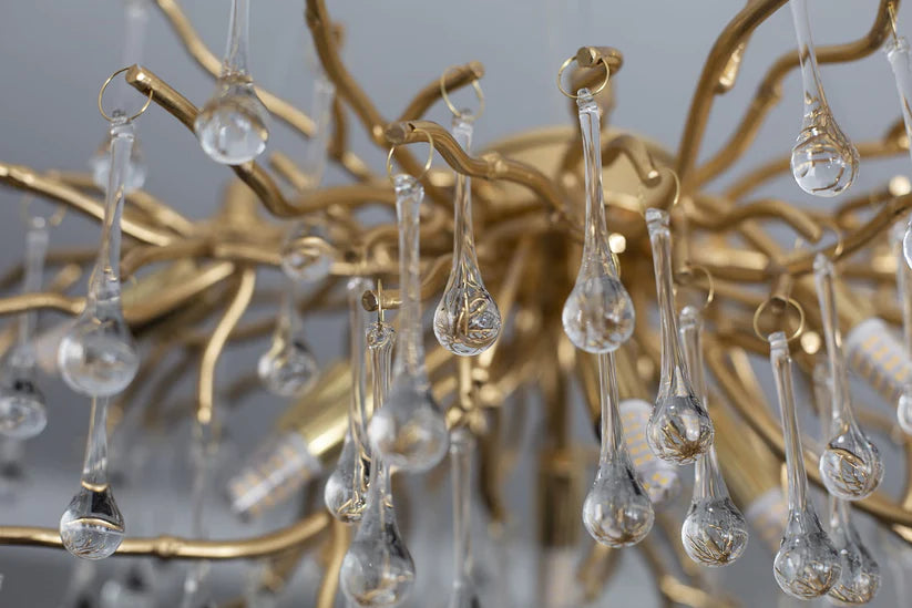 AQUA DROPS GULD OVAL 150CM