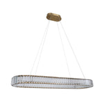 RING OVAL 100cm Guld Pendellampa