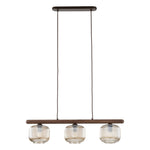 SALVIA BRUN HÄNGLAMPA 3 Ø65cm