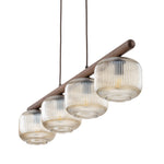 SALVIA BRUN HÄNGLAMPA 4 Ø95cm