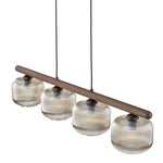 SALVIA BRUN HÄNGLAMPA 4 Ø95cm