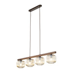 SALVIA BRUN HÄNGLAMPA 4 Ø95cm