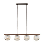 SALVIA BRUN HÄNGLAMPA 4 Ø95cm