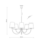 CANDI Beige Taklampa Ø85cm