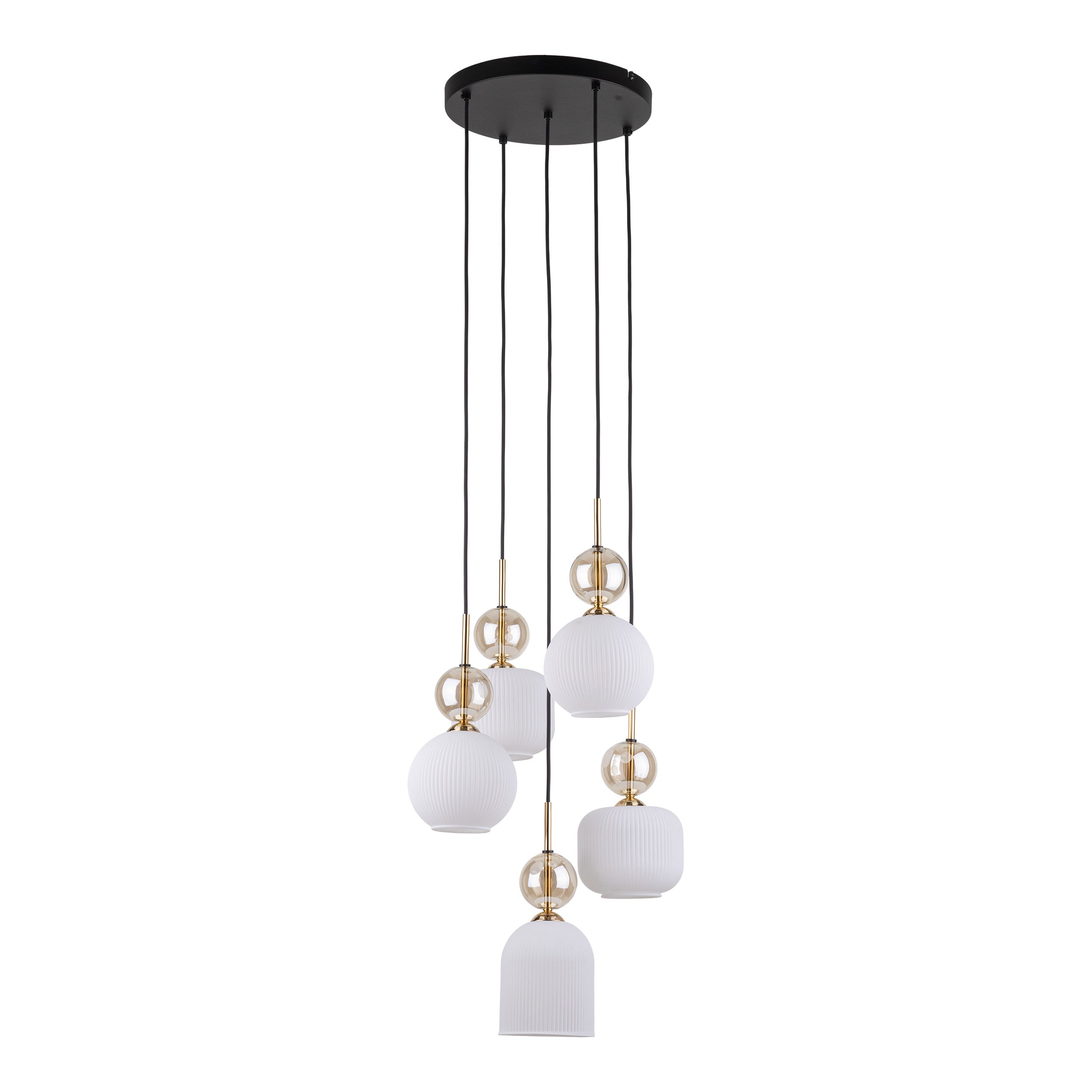 SOPHIA Vit Pendellampa lampa 5×E14