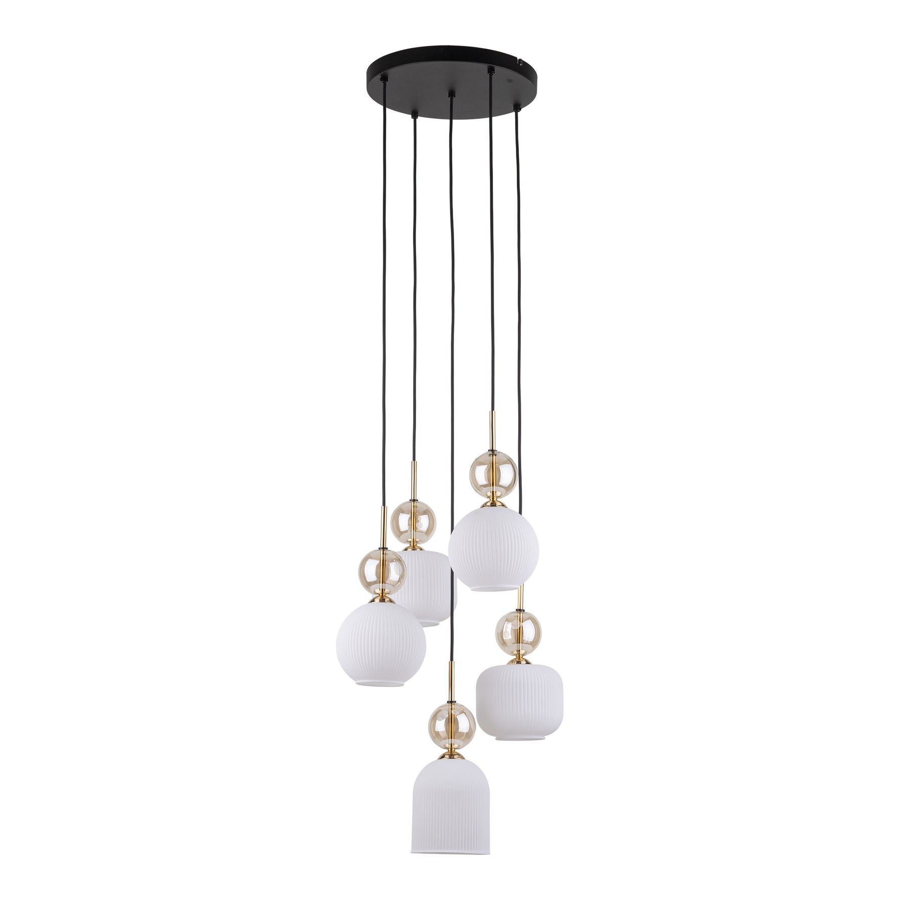 SOPHIA Vit Pendellampa lampa 5×E14