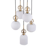 SOPHIA Vit Pendellampa lampa 5×E14