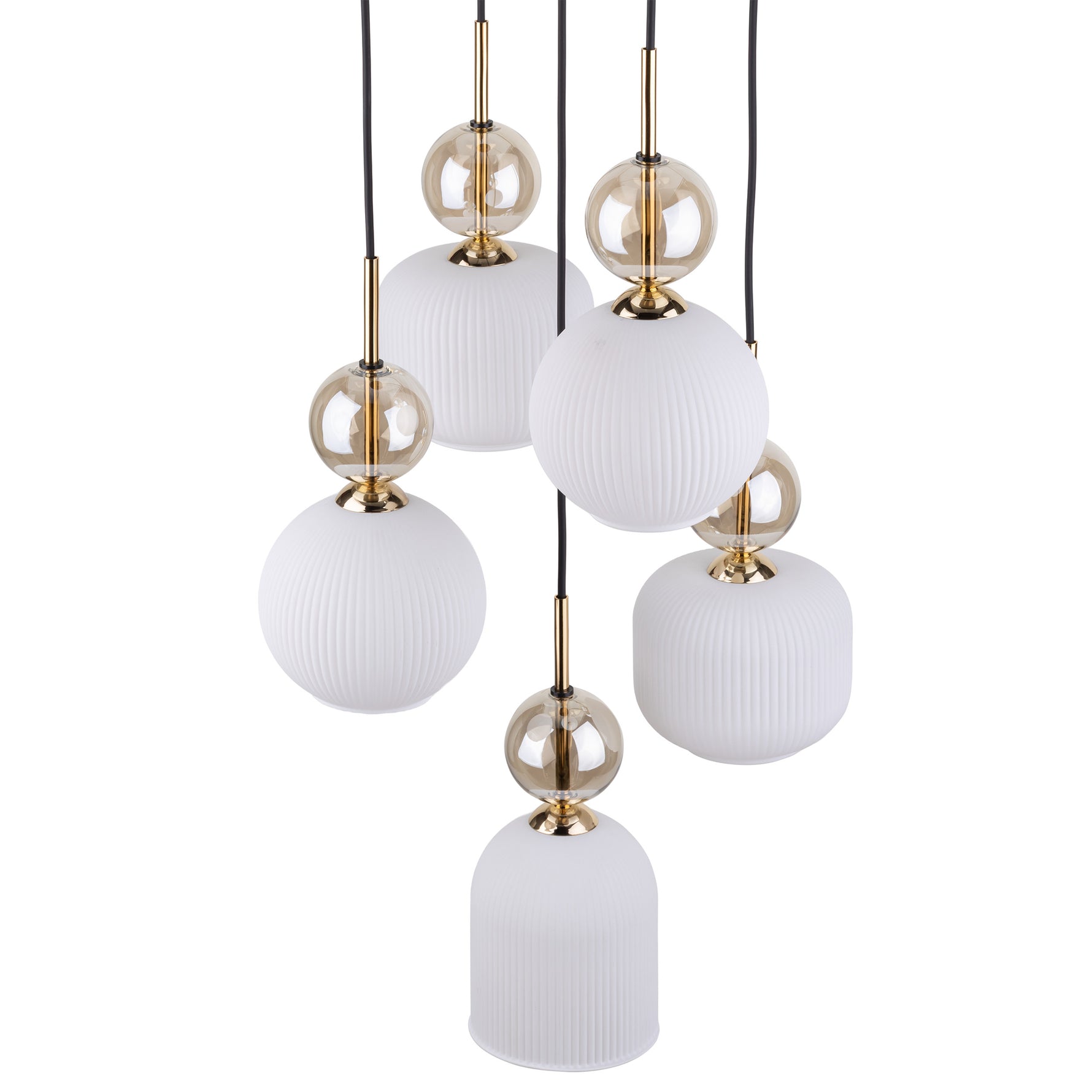 SOPHIA Vit Pendellampa lampa 5×E14