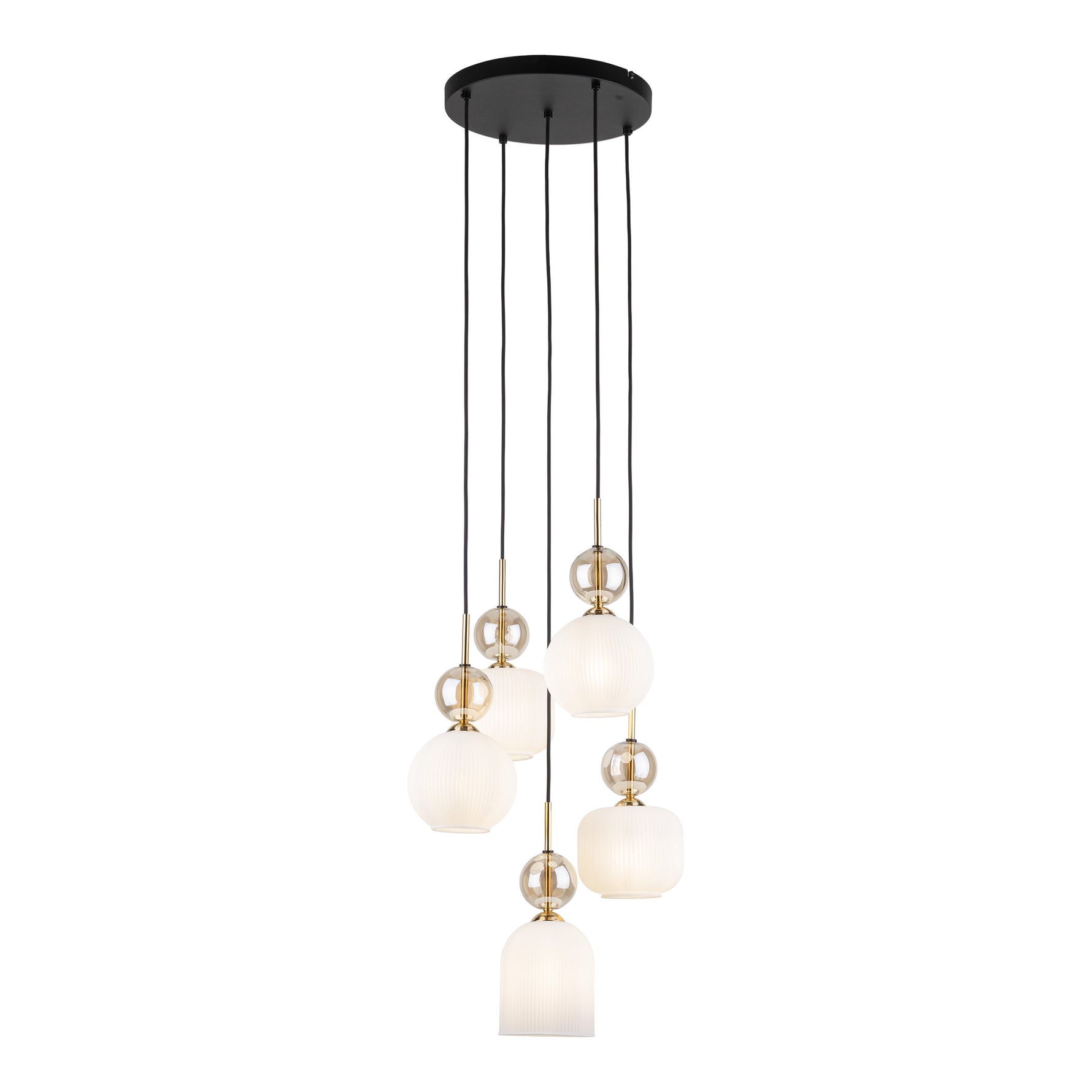 SOPHIA Vit Pendellampa lampa 5×E14
