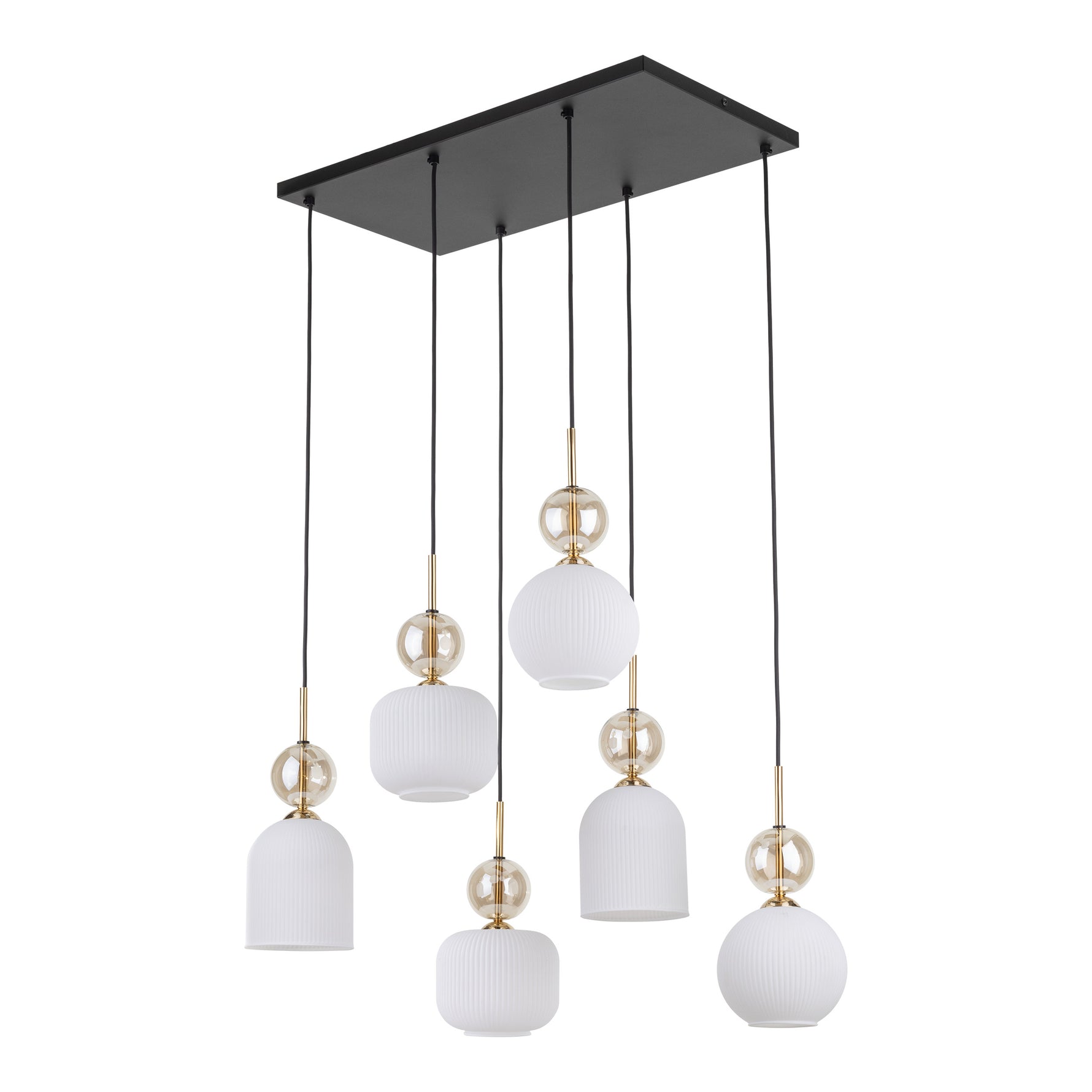SOPHIA Vit Pendellampa lampa 6×E14