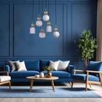 SOPHIA Vit Pendellampa lampa 6×E14