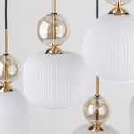 SOPHIA Vit Pendellampa lampa 6×E14