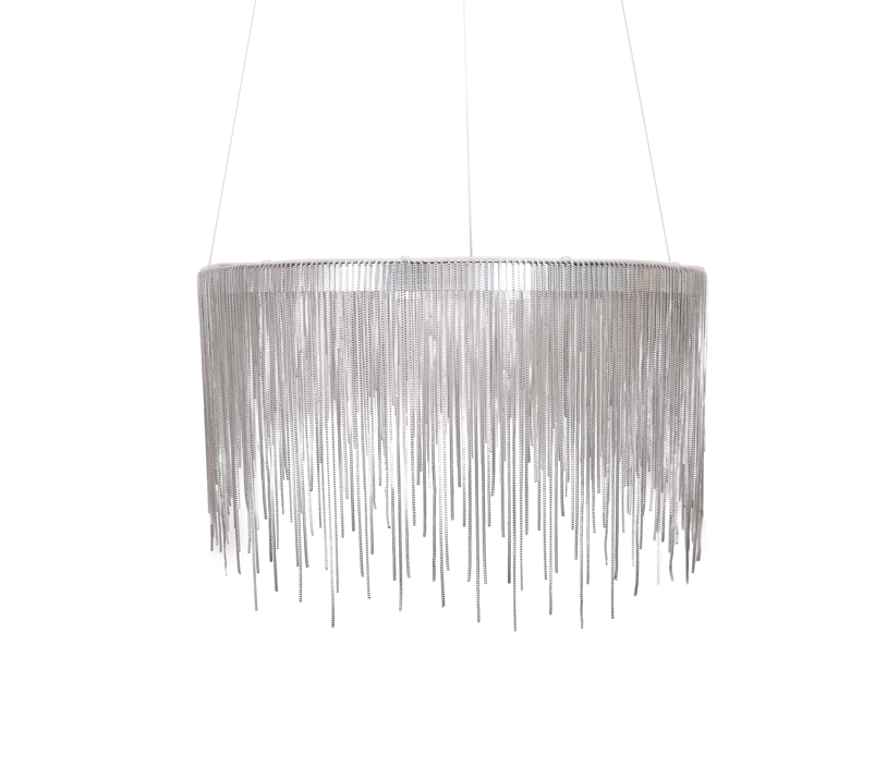FONTANNA Silver krom Pendellampa 60CM
