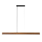 TEO LED Valnötspendellampa Ø126cm