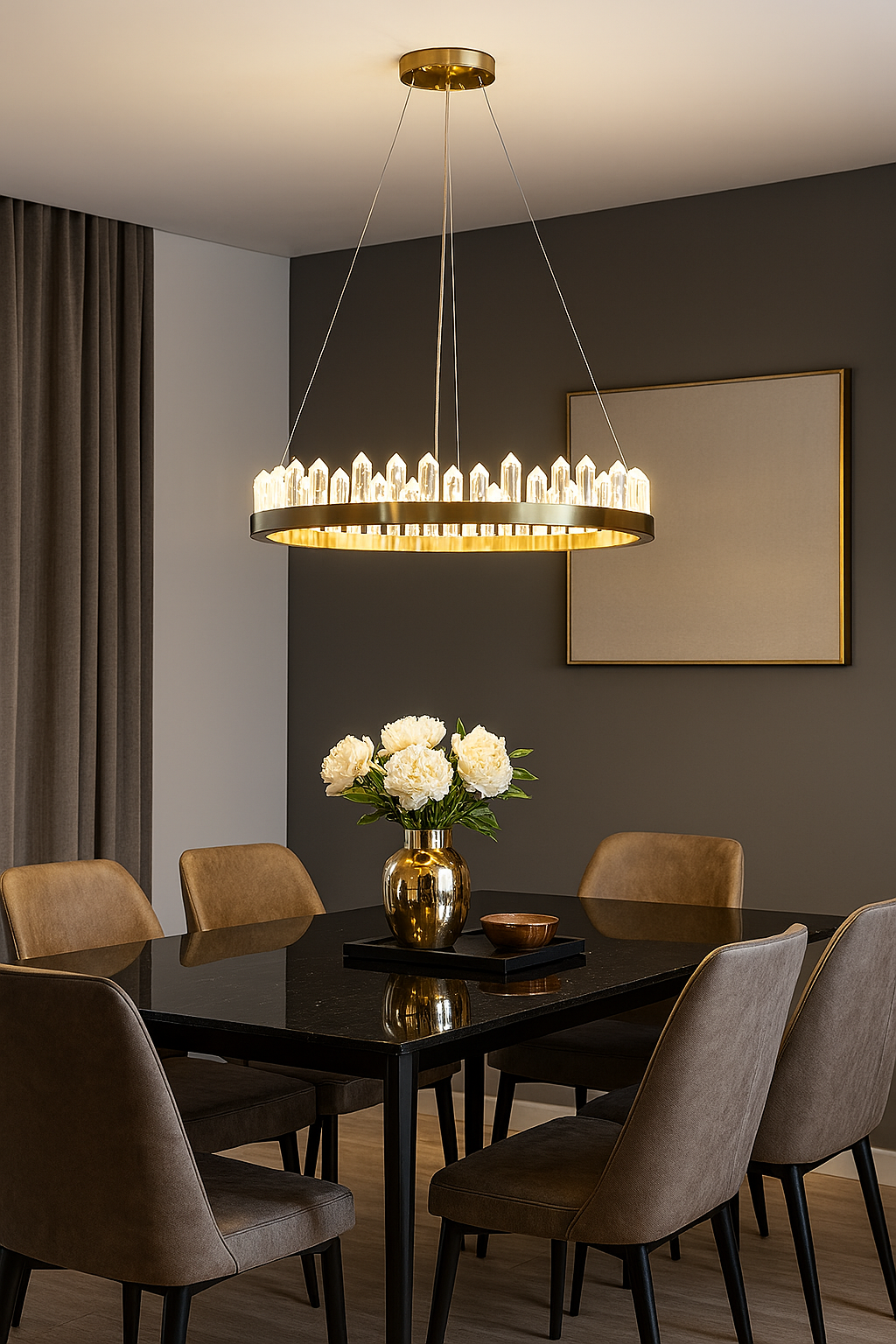 VENUS Guld Pendellampa 60cm