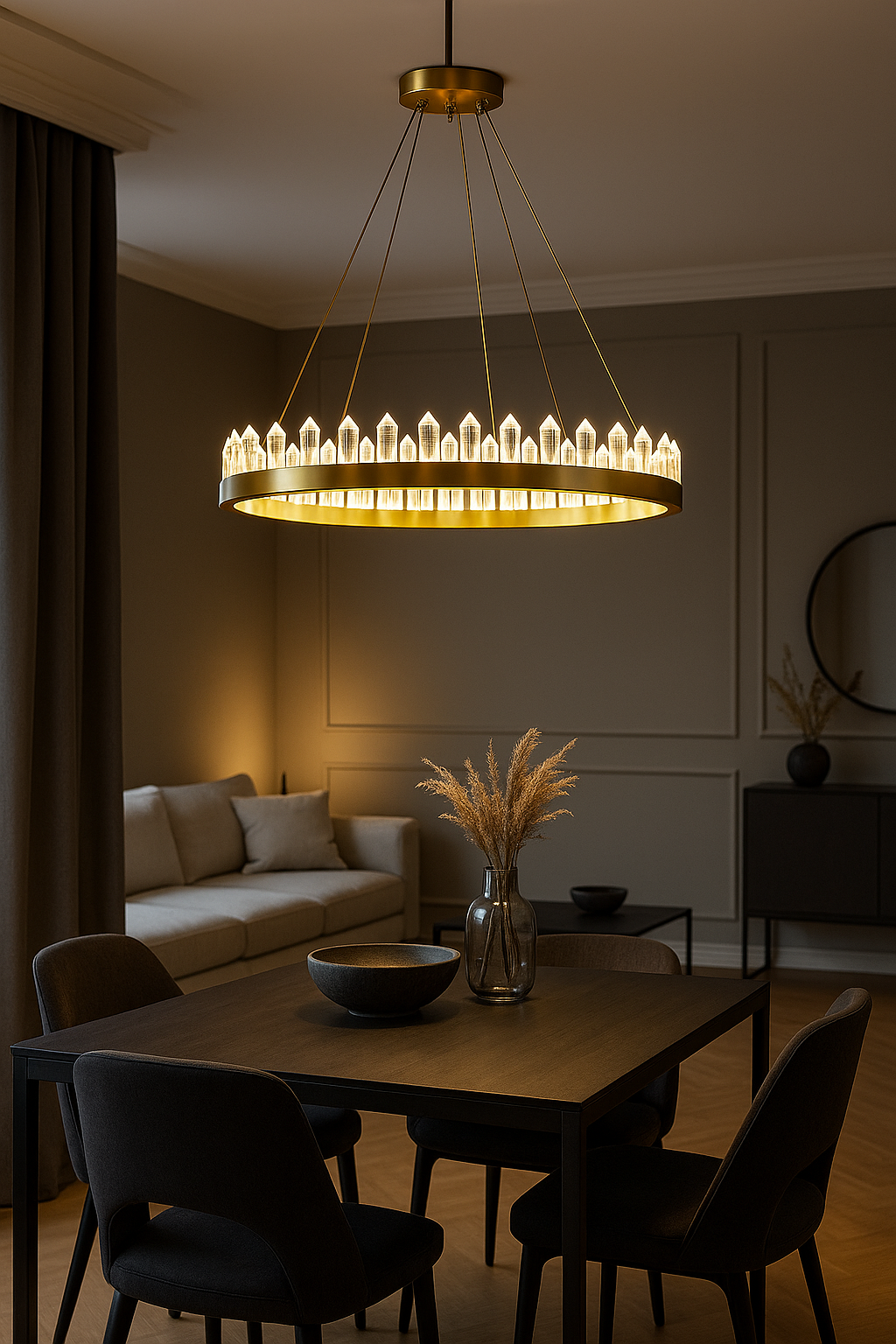 VENUS Guld Pendellampa 60cm