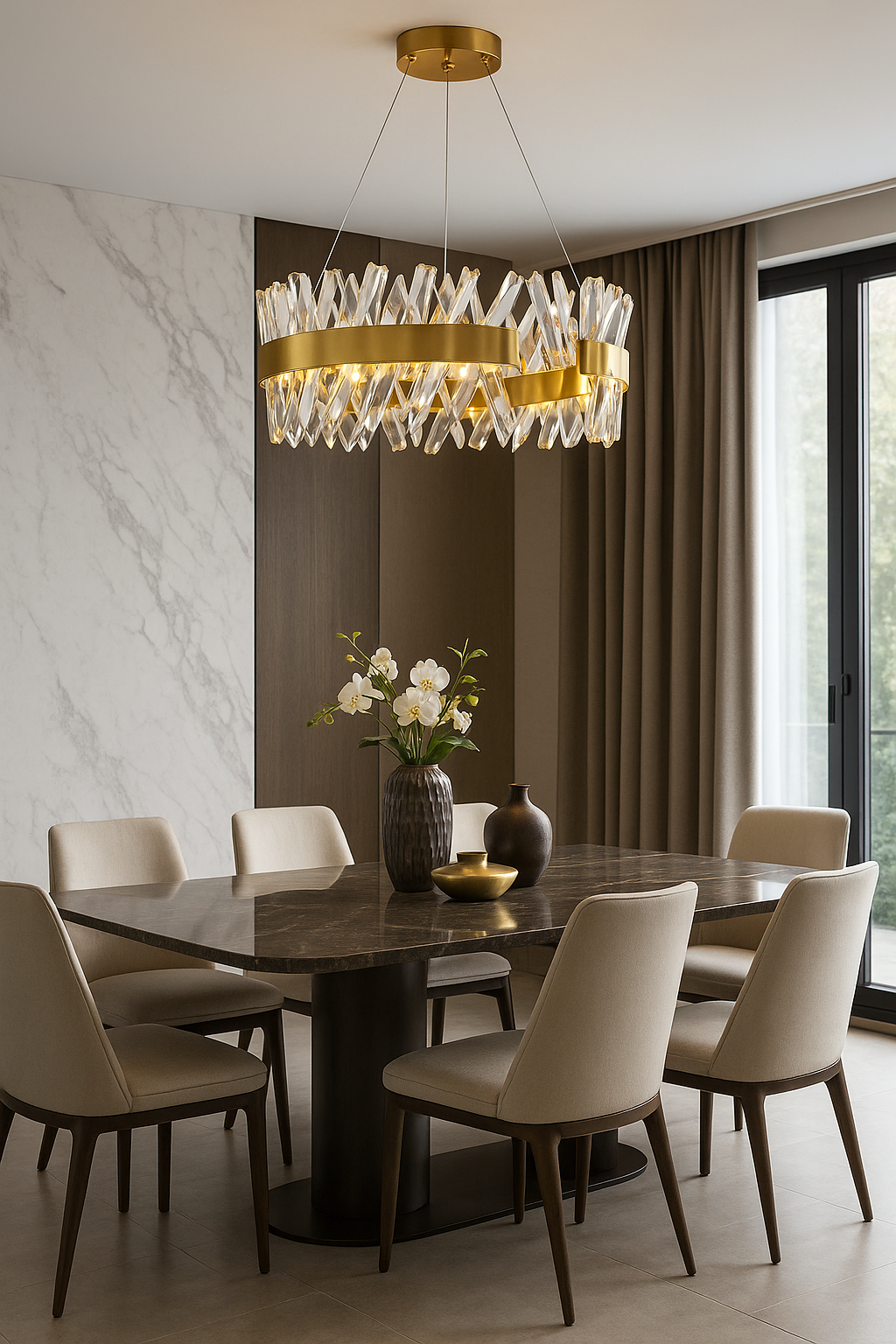 MONTE CARLO 60CM Guld Pendellampa