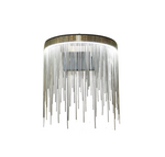 FONTANNA VÄGGLAMPA SILVER KROM