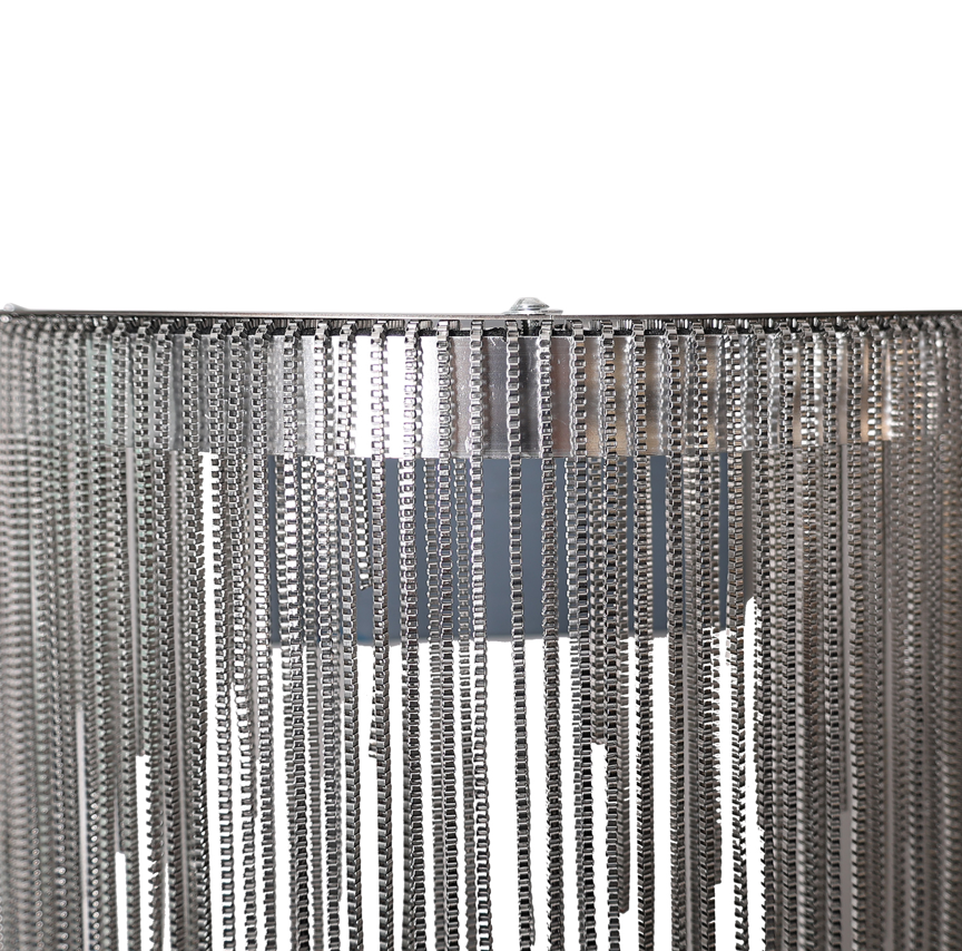 FONTANNA VÄGGLAMPA SILVER KROM