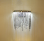 FONTANNA VÄGGLAMPA SILVER KROM