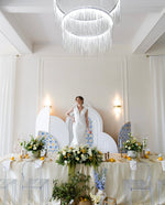 FONTANNA Silver krom Pendellampa 80+60CM