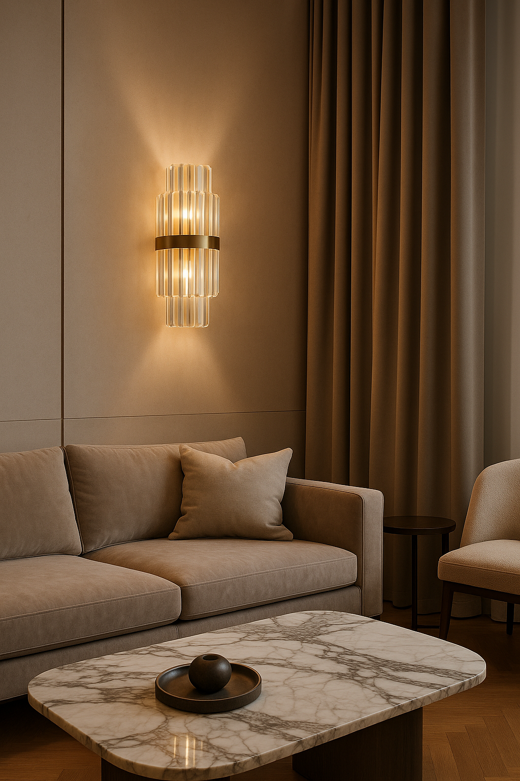 MONTE CARLO VÄGGLAMPA XL 56cm