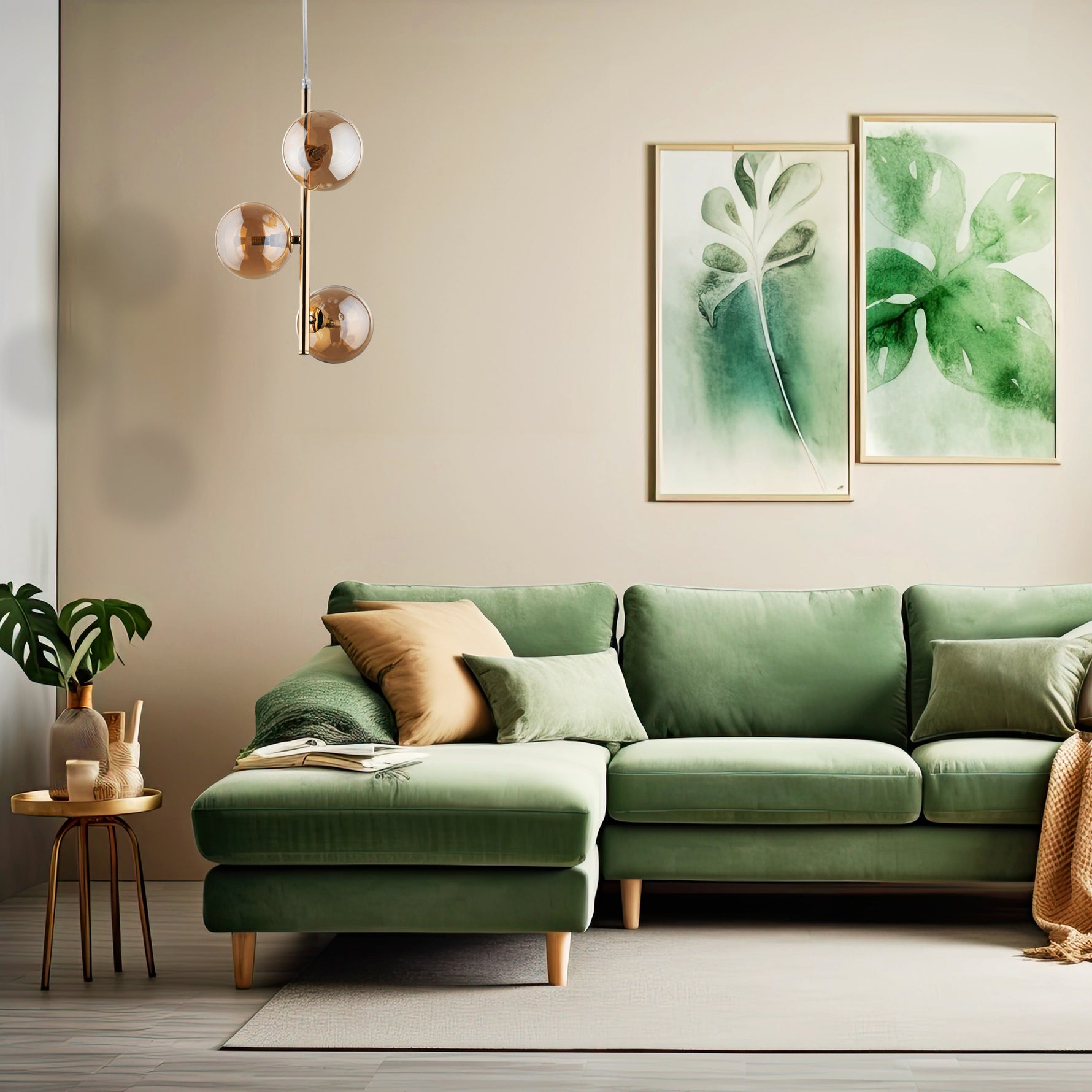 ESTER GULD Taklampa 3