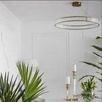 RING 60cm Guld Pendellampa