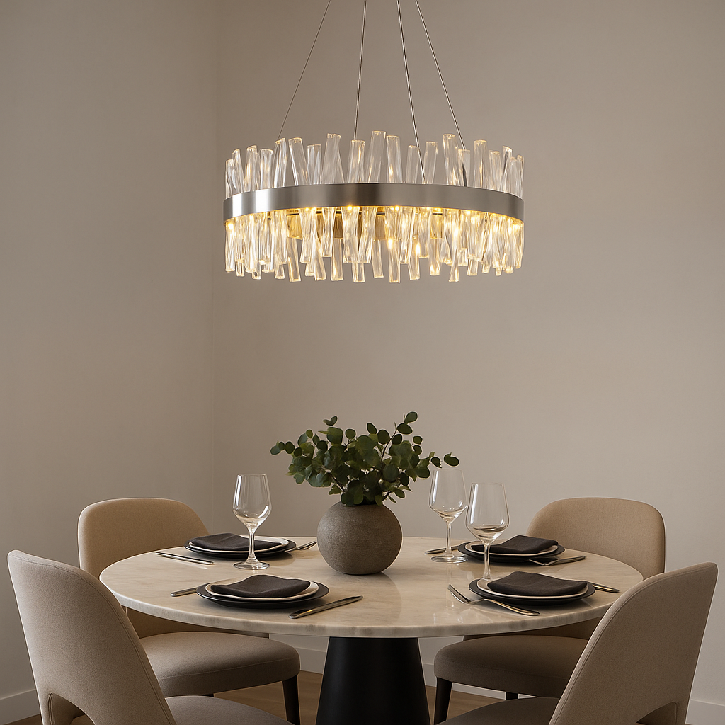 MONTE CARLO 60CM SILVER KROM