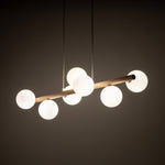 ESTER Trä Vit Pendellampa 7