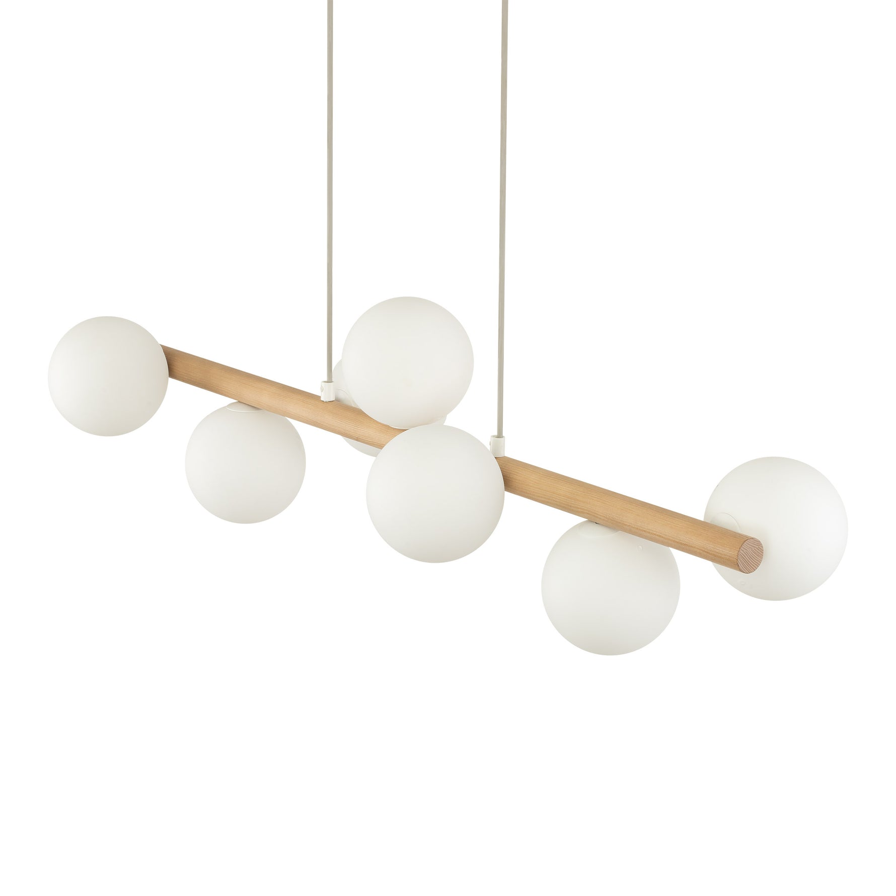 ESTER Trä Vit Pendellampa 7