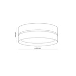 BIANCO Vit Plafond Ø45cm