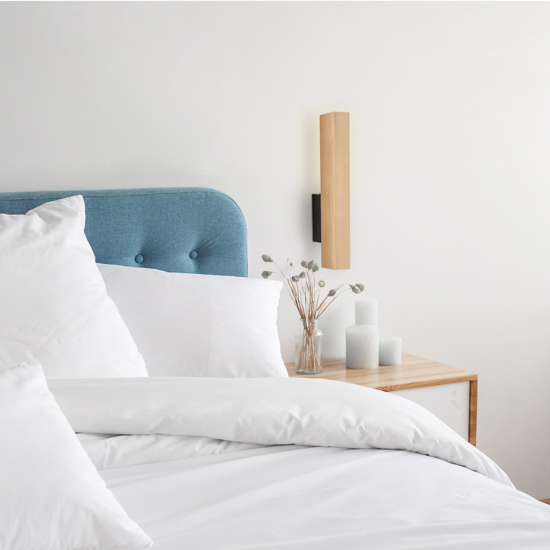 TEO LED Vägglampa i Furu