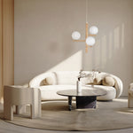 ESTER Trä Vit Taklampa 3