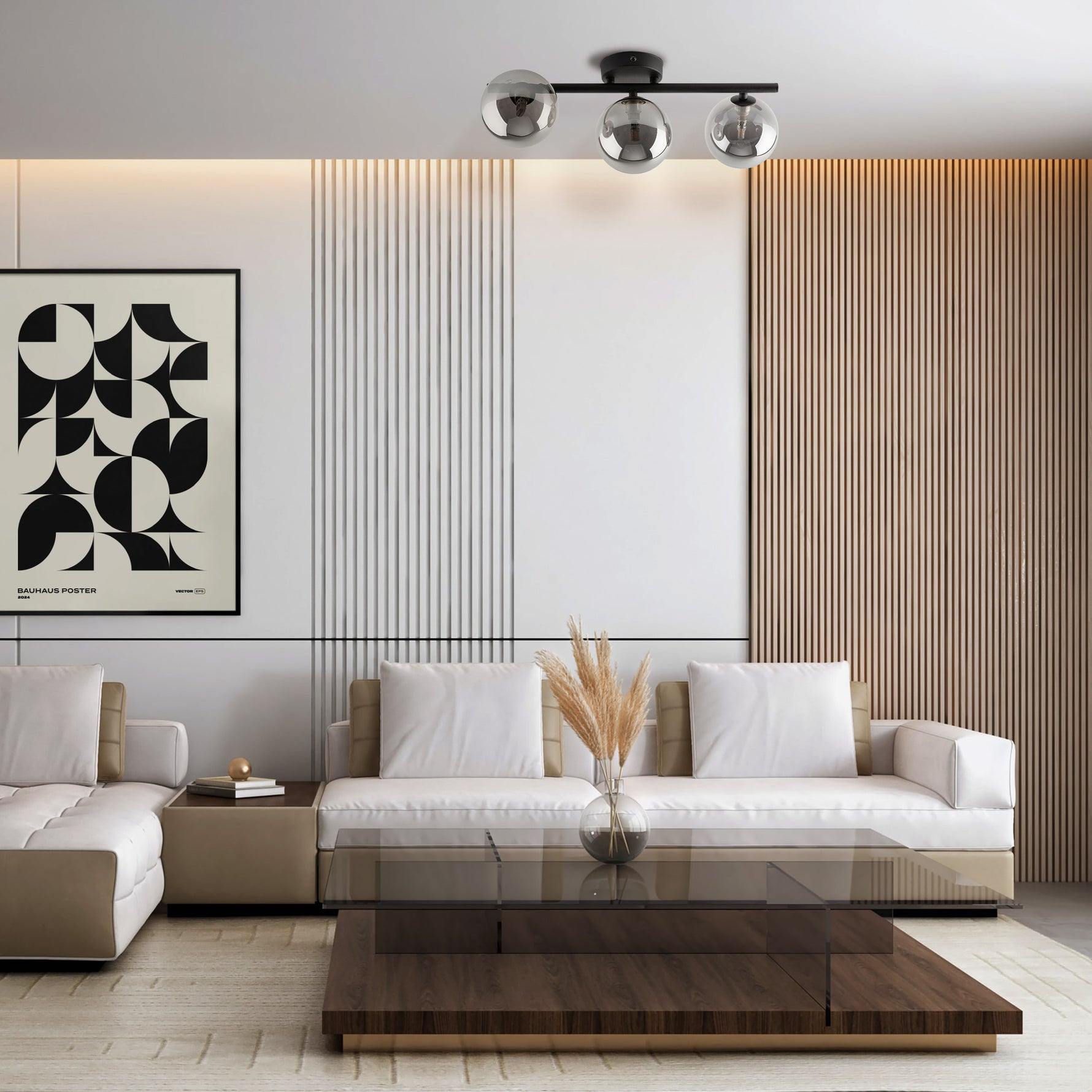 ESTER SVART Taklampa 3