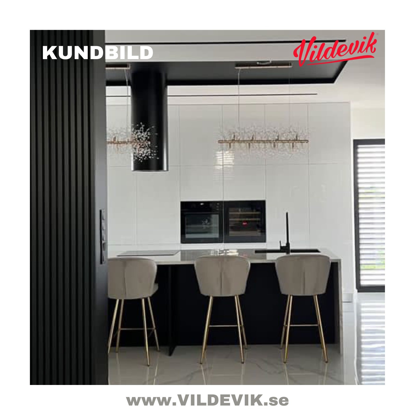 STARDUST Guld Pendellampa 90CM