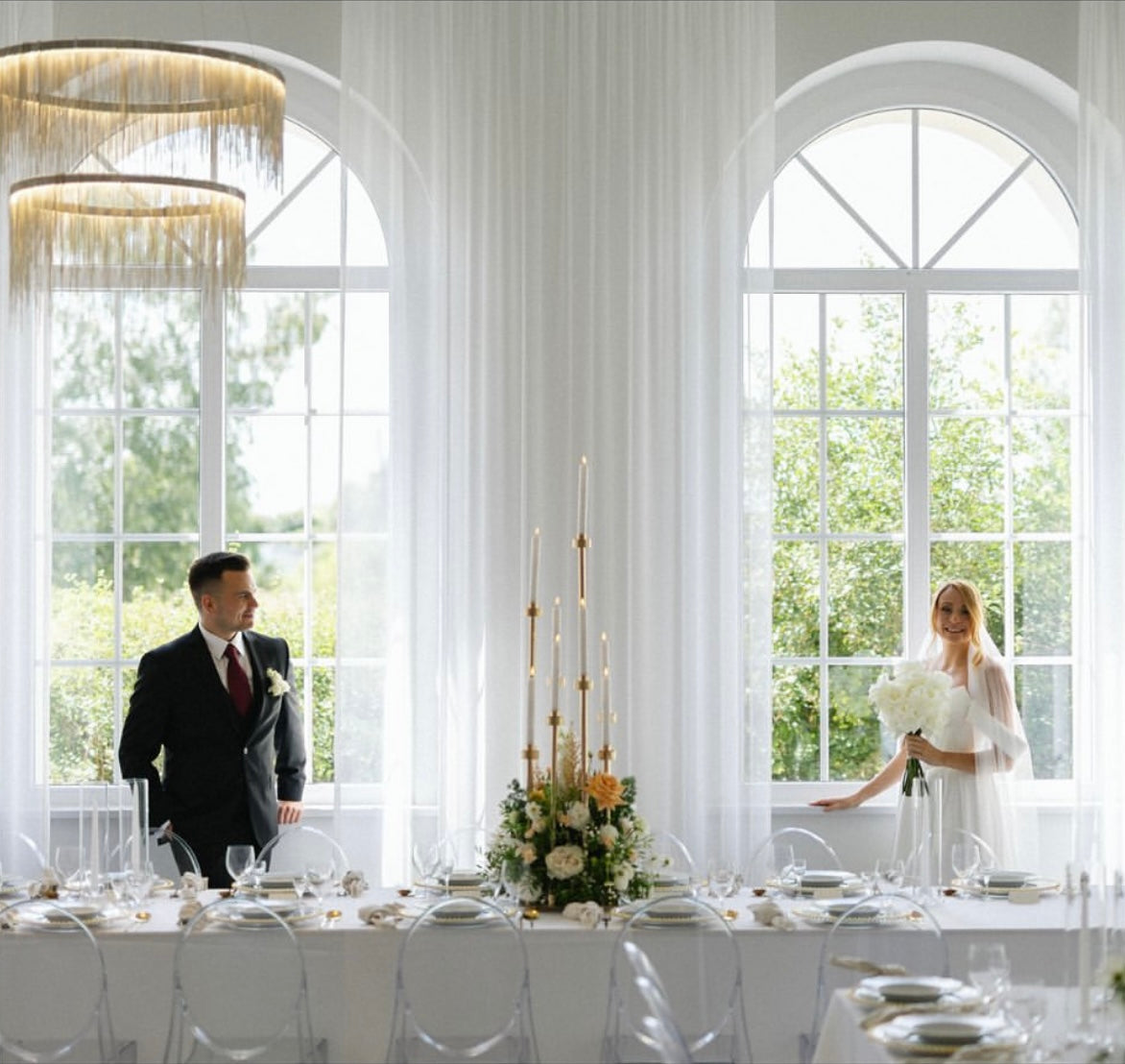 FONTANNA Silver krom Pendellampa 80+60CM