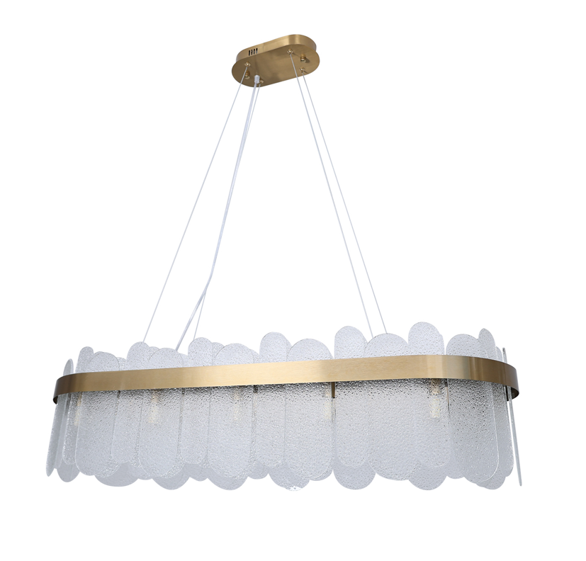 BARCELONA OVAL GULD 100cm Pendellampa