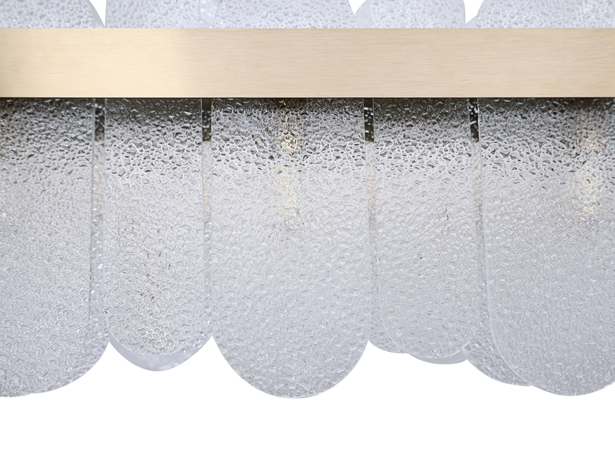 BARCELONA OVAL GULD 100cm Pendellampa