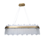 BARCELONA OVAL GULD 100cm Pendellampa